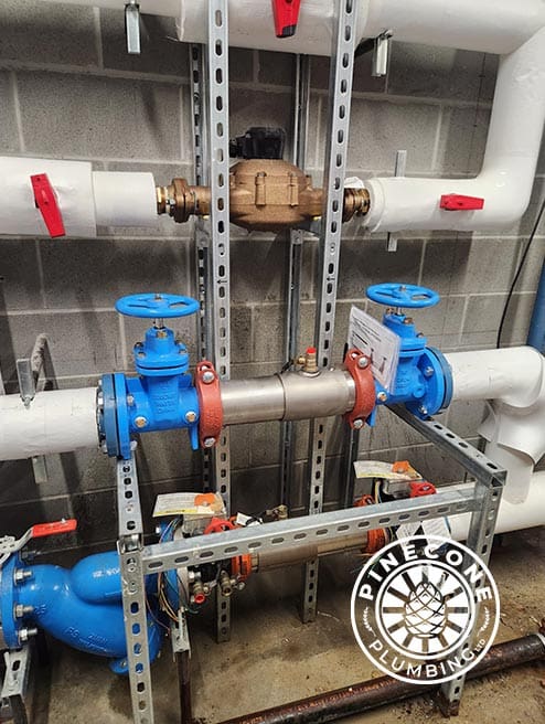 Plumbing company Whistler technician performing maintenance